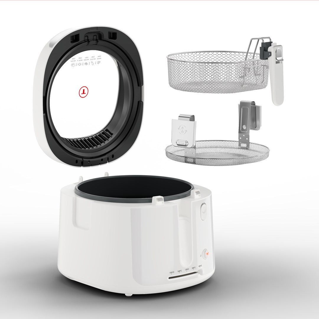 Tefal Filtra Vision FF2541E0 fryer Single 2.1 L Stand-alone 1900 W Deep fryer White