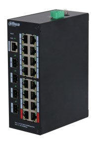 Dahua Technology HS4420-16GT-190 network switch Managed L2 Gigabit Ethernet (10/100/1000) Power over Ethernet (PoE) Desktop Black