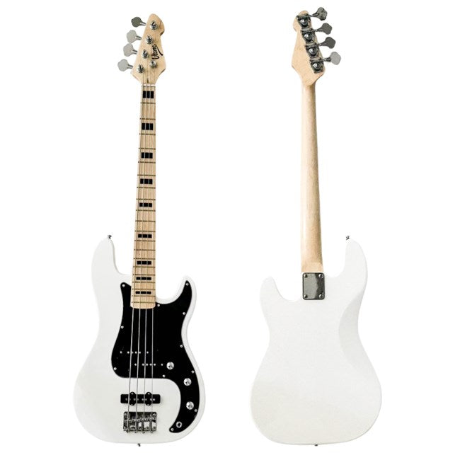 V-tone Electric Bass Guitar 4/4 White - 5100 g - 1220 mm Height - Model 5908249825543
