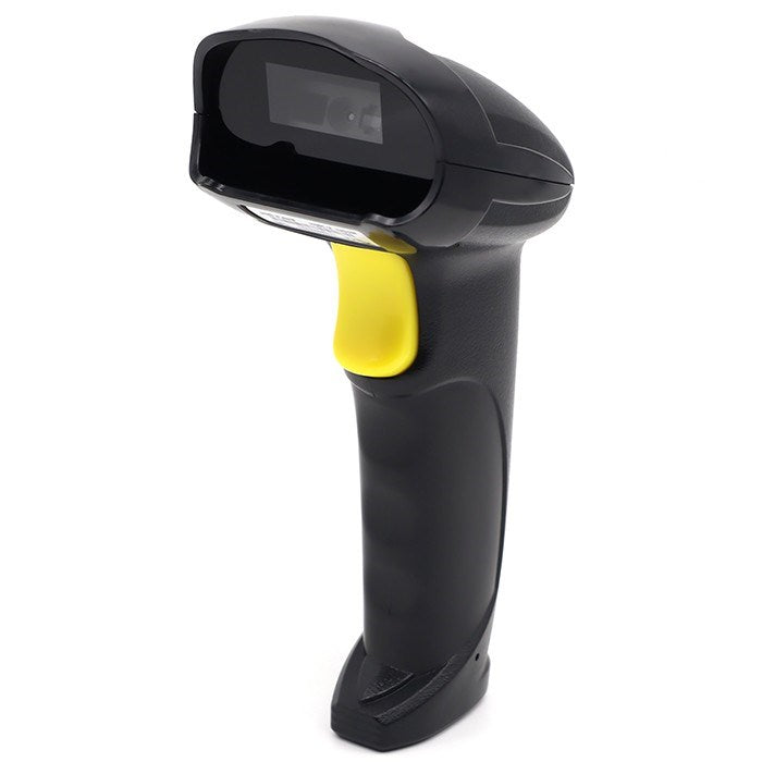 Qoltec 50853 Laser Barcode Scanner 1D 2D Black
