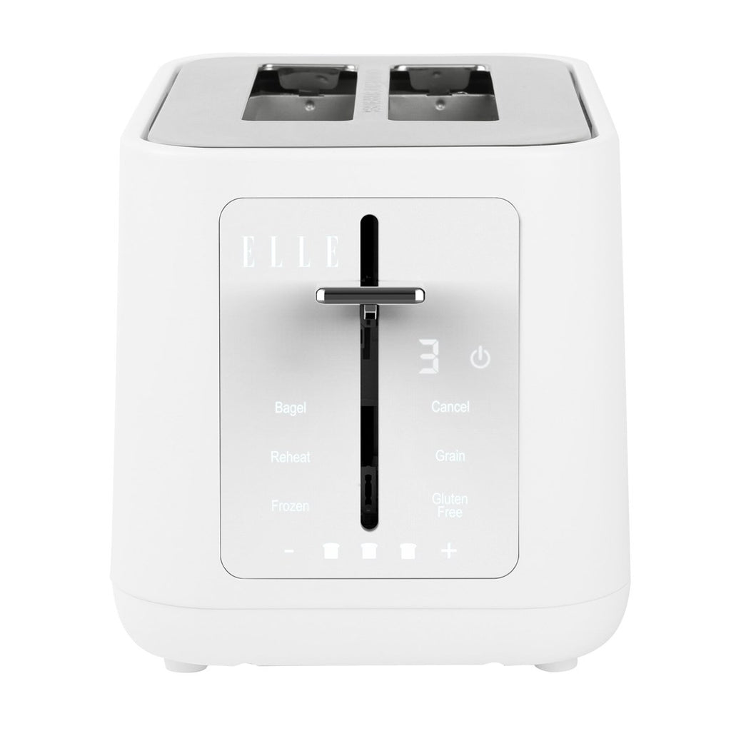 ELLE Gourmet Panache Toaster White 980W Touch Panel 6 Programs