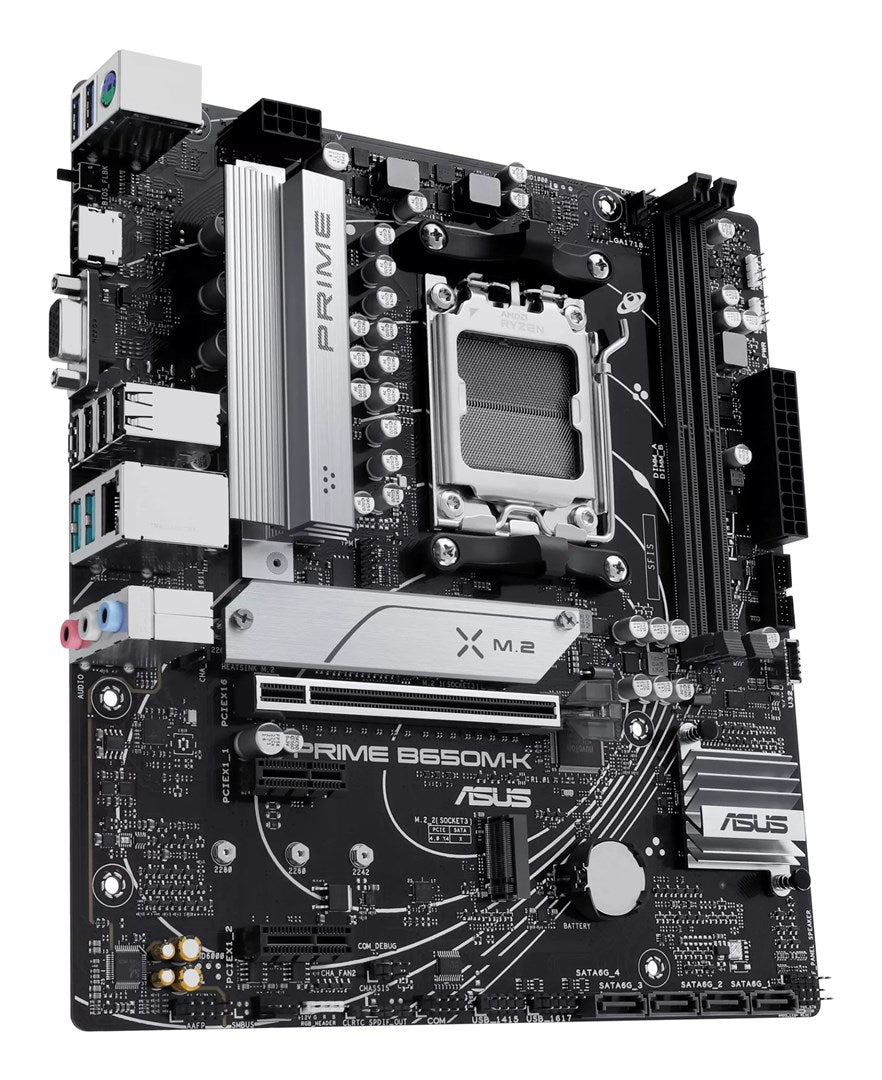ASUS PRIME B650M-K Motherboard, AMD B650, AM5 Micro ATX