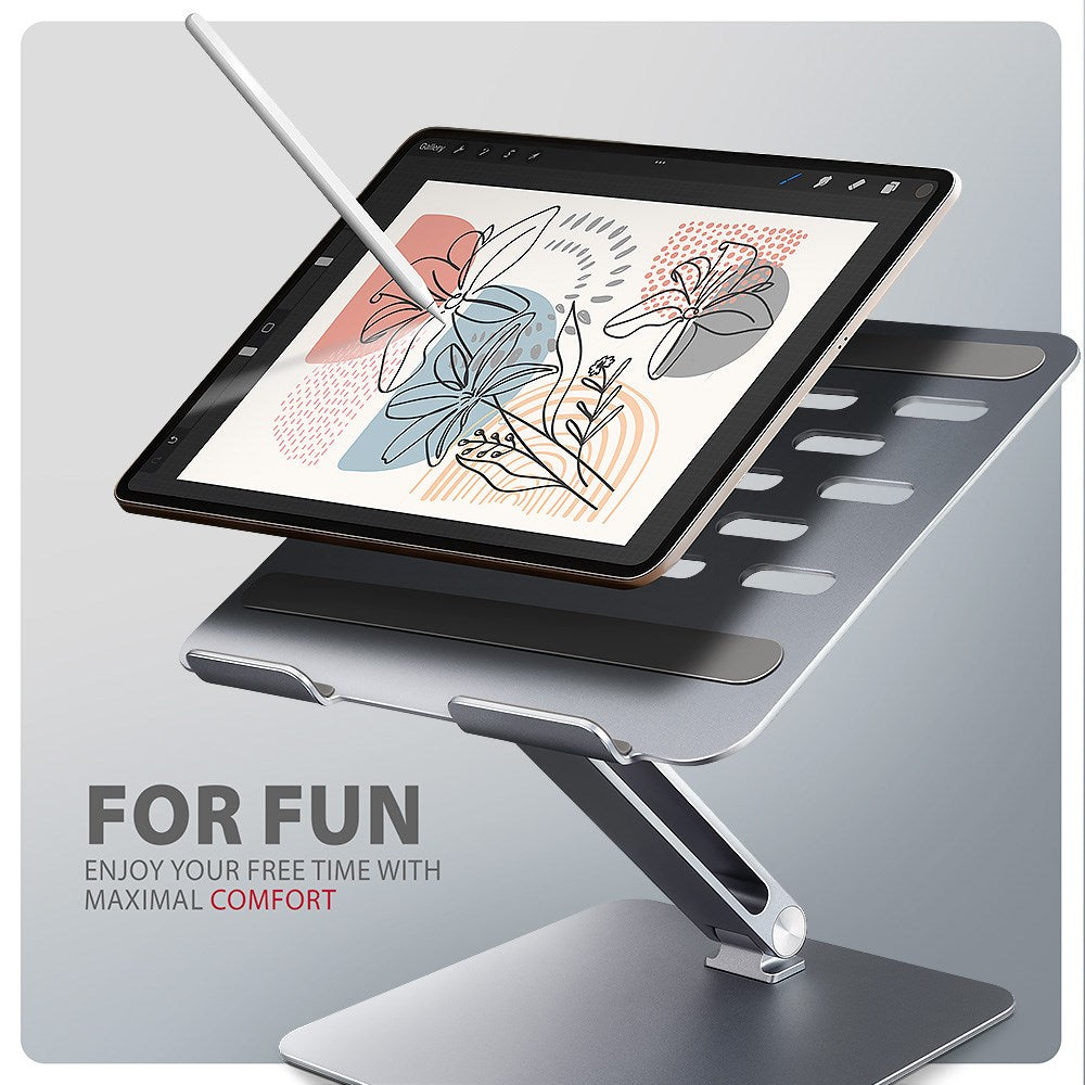 AXAGON Adjustable Laptop & Tablet Stand Aluminum ZUWE-579
