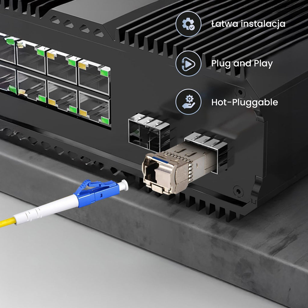 Extralink SFP+ 10 G WDM Module 10Gbps 1270/1330nm Single Mode 20km LC DOM for HP/ARUBA
