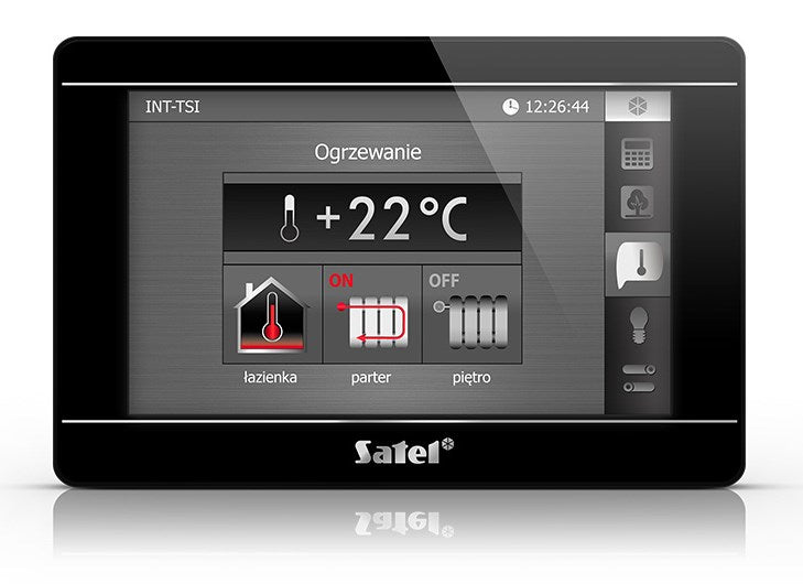 Satel INT-TSI-B Touchscreen Keypad Black