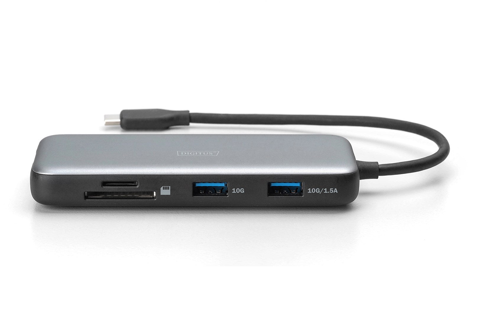 DIGITUS USB-C Docking Station with HDMI, USB 3.2, RJ45, SD, MicroSD (DA-70914) USB3.2