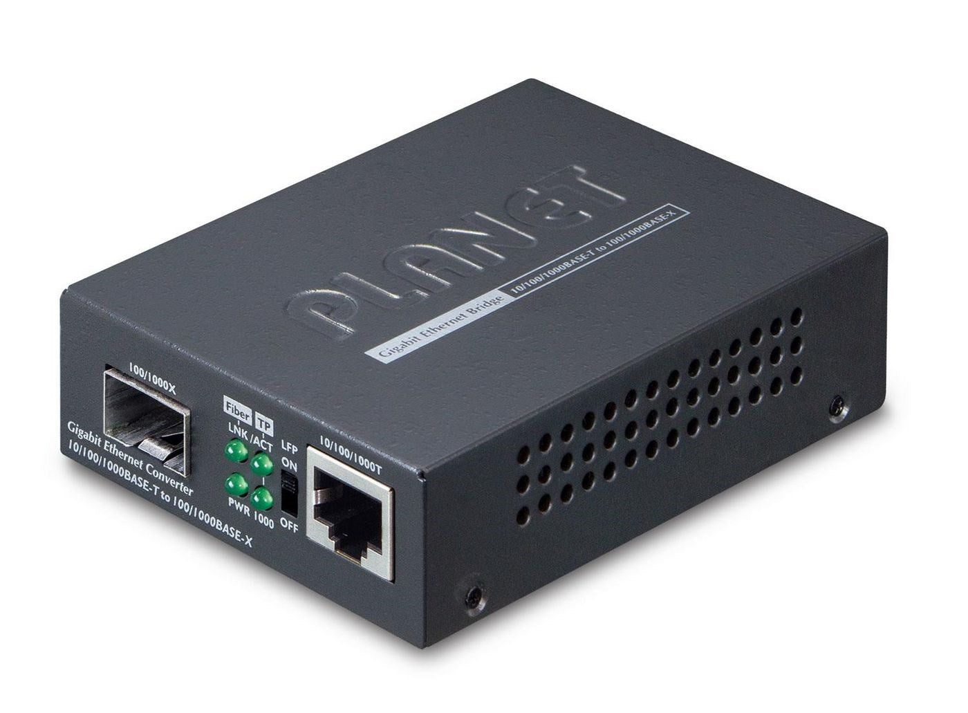 PLANET GT-805A Media Converter - 10Base-T, 100Base-TX, 1000Base-T, 1000Base-SX/LX RJ-45