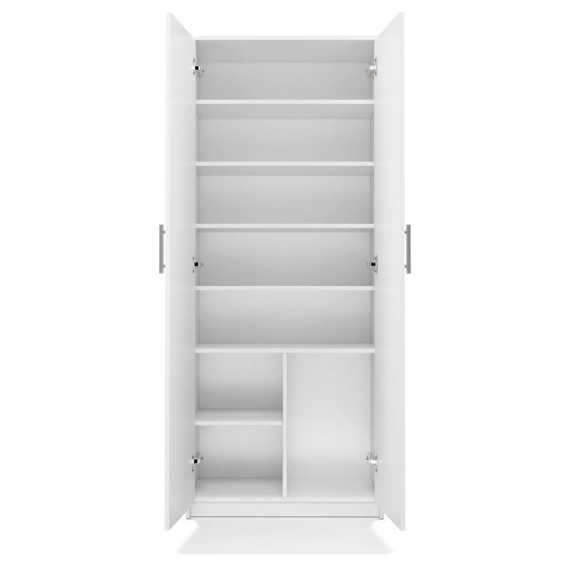 Filing Cabinet OLIV 2D 74x35x180 cm White