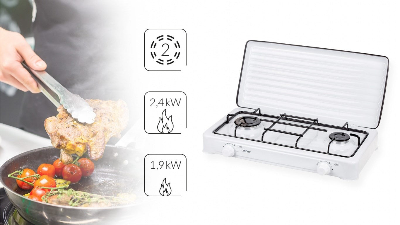 Smile 2-Burner Gas Cooker KN-02/1K