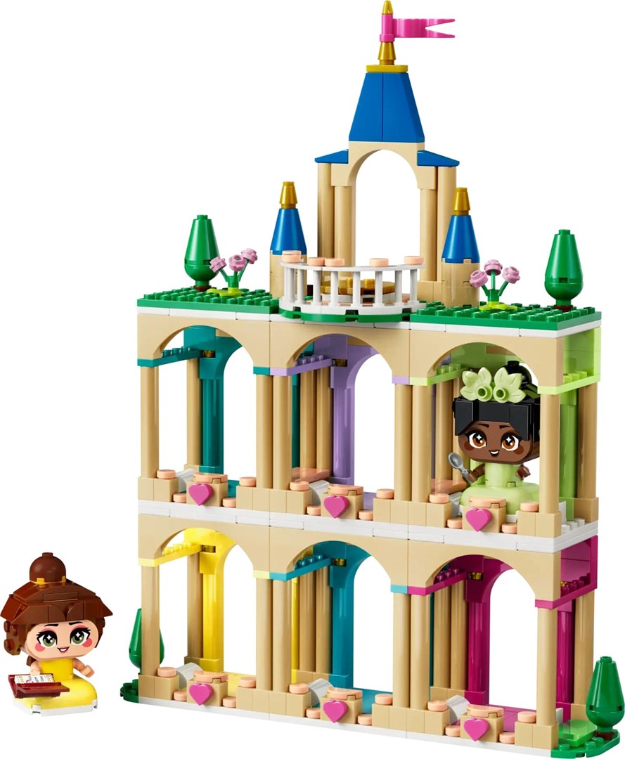 LEGO DISNEY Mini Belle and Tiana with Castle Building Set 43291