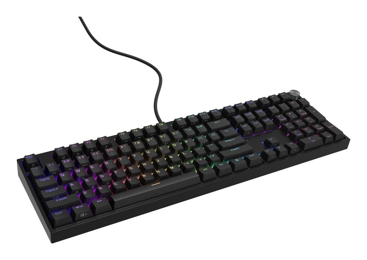 GENESIS THOR 404 USB QWERTY Black Keyboard