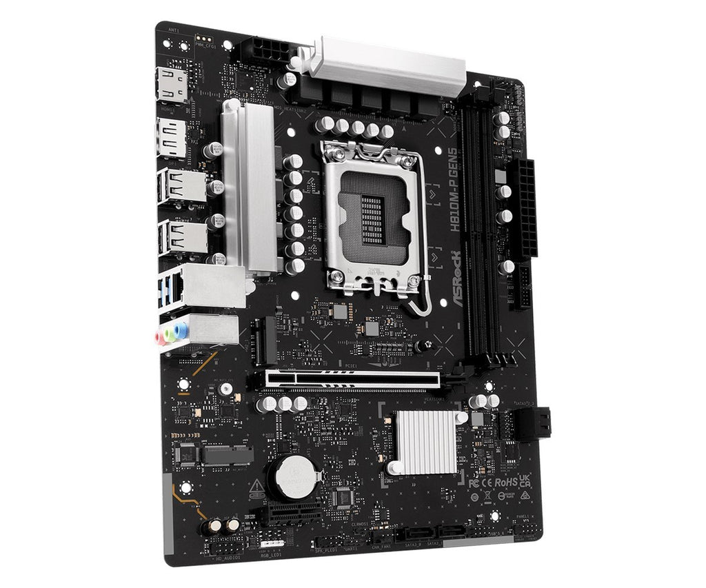 ASROCK H810M-P GEN5 Motherboard LGA 1851 Micro ATX