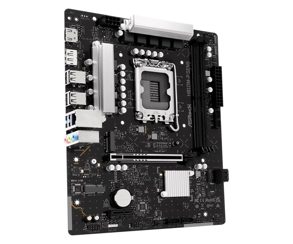 ASROCK H810M-P GEN5 Motherboard LGA 1851 Micro ATX