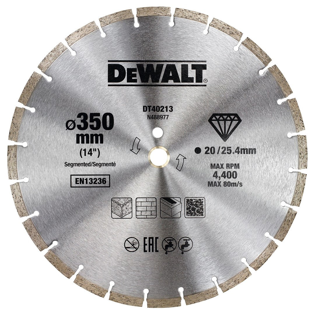 DeWALT Diamond Saw Blade 300 mm for Angle Grinders DT40213-QZ