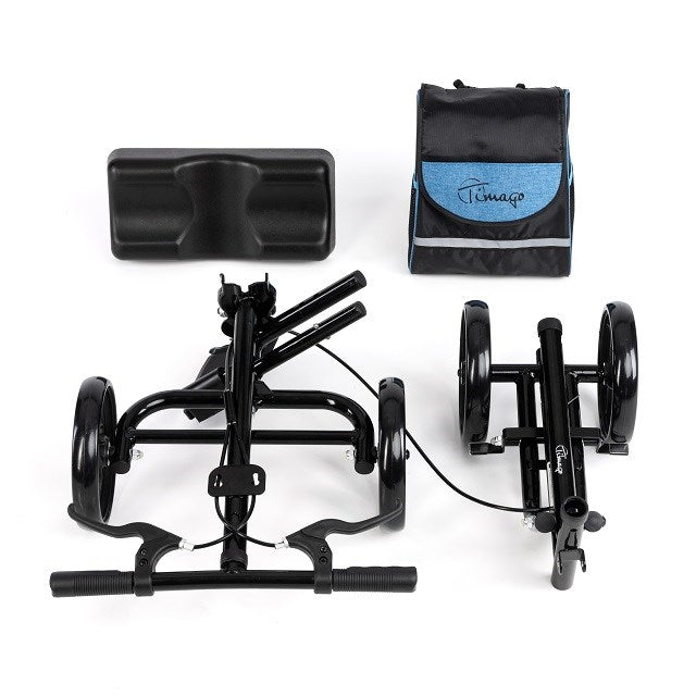 Timago Rehabilitation Support Knee Walker | Adjustable Footrest, Max User Weight 136 kg