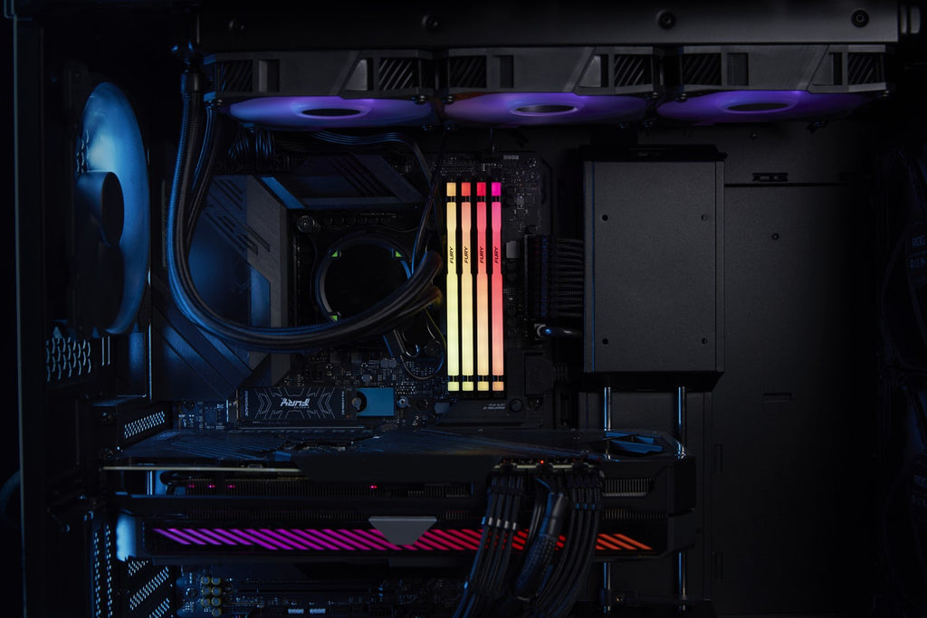 Kingston FURY Beast RGB - DDR5 - 32GB (2 x 16GB) - DIMM 288-PIN - 2800 MHz - CL40 - KF556C40BBAK2-32 PC5-44800