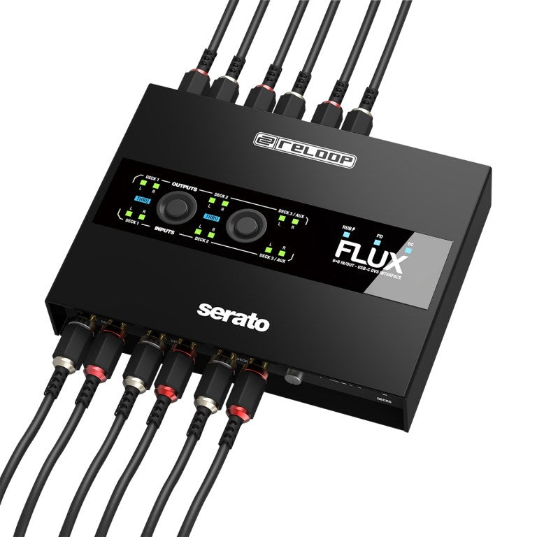 Reloop Flux USB Audio Interface, 3.0 Audio Output Channels, Compact Design, RELOOP 245389