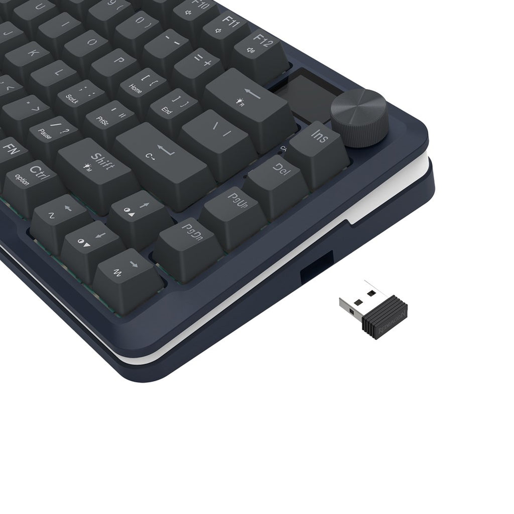 REDRAGON K708-RGB-PRO FLEKACT keyboard USB + RF Wireless + Bluetooth Black