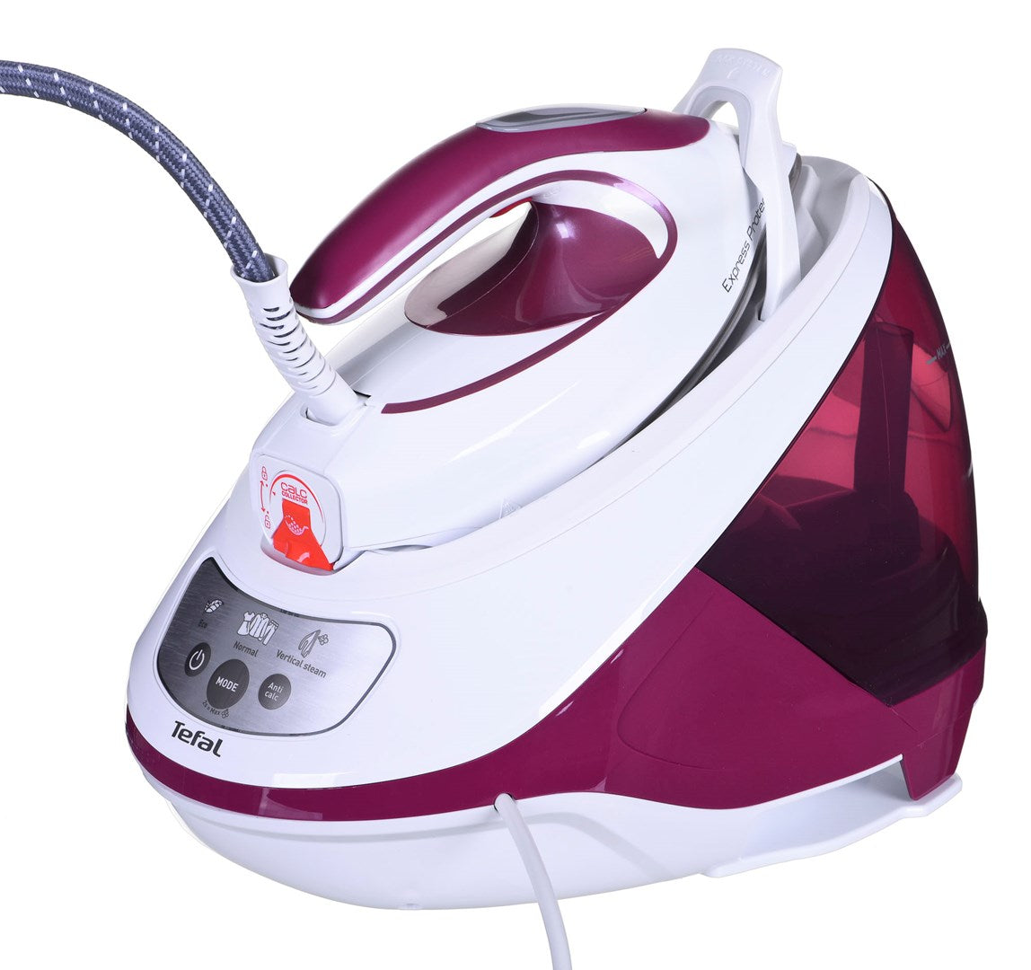 Tefal Express Protect SV9201E0 steam ironing station 2800 W 1.8 L Durilium AirGlide Autoclean soleplate Purple  White