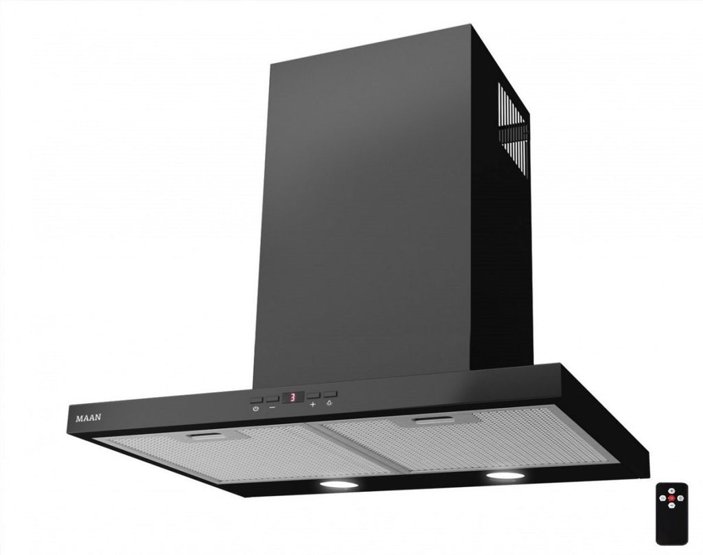 Wall-mounted chimney kitchen hood MAAN Siena Soft 60 305 m3/h  Black