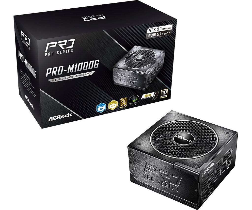 Asrock PRO-M1000G 1000W 80 PLUS Gold power supply unit