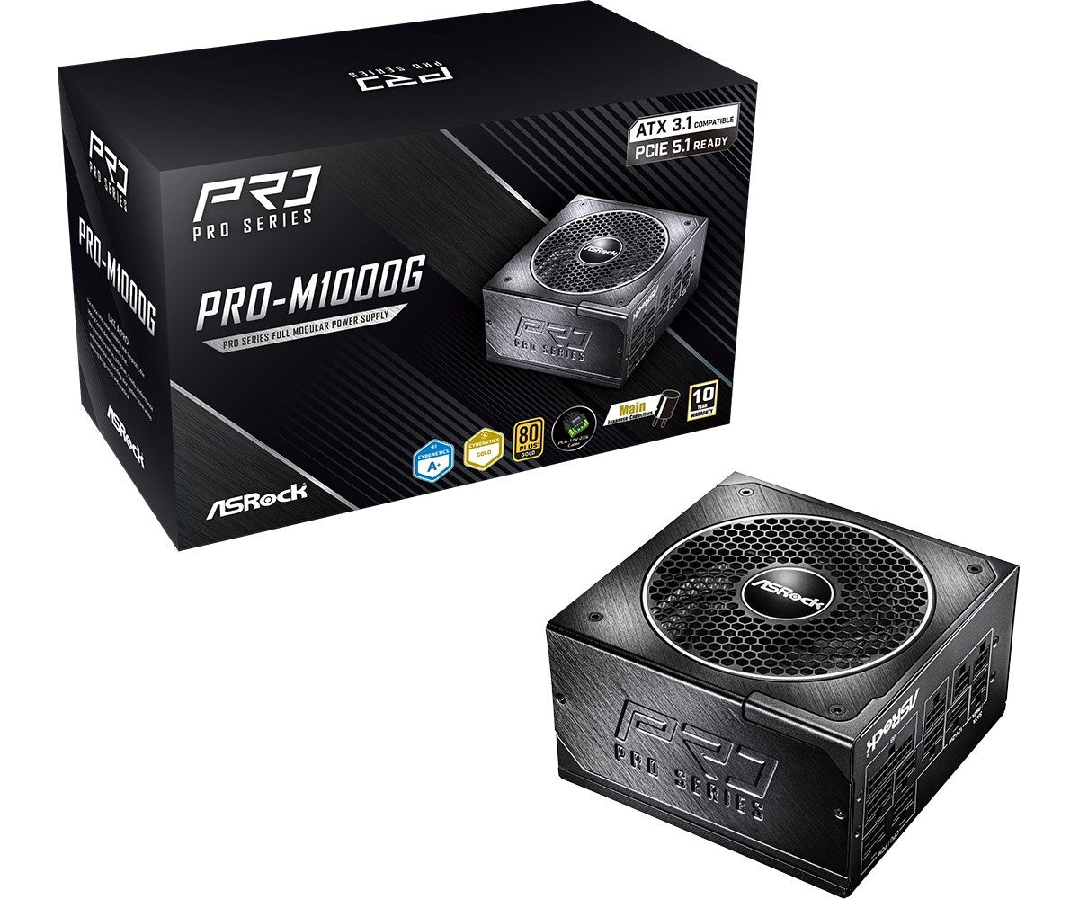 Asrock PRO-M1000G 1000W 80 PLUS Gold power supply unit