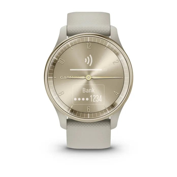 Garmin vívomove Trend - 40 mm - French Gray - Smartwatch with Band - Silicone - Wrist Size: 125-190 mm - Bluetooth, ANT+