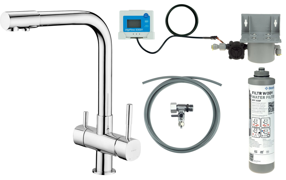 deante Kitchen Faucet with Water Filtration Set BCHF065M
