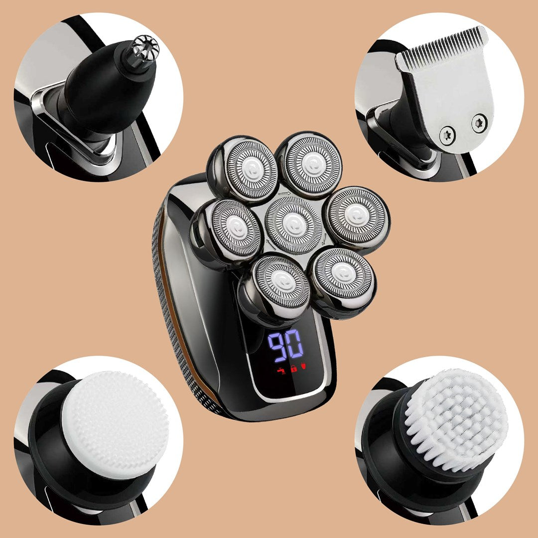 ELDOM Electric Shaver G61 - 5-in-1, Hi-Precision Cut, 60 Min Runtime