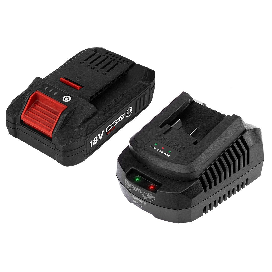 Graphite Energy+ 18V 4.0Ah Battery and Charger Kit