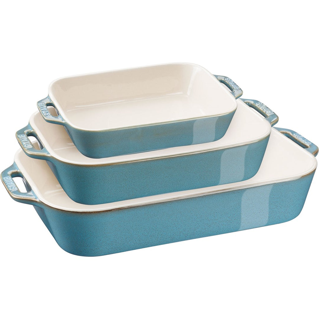 ZWILLING STAUB Rectangular Ceramic Baking Dish Set
