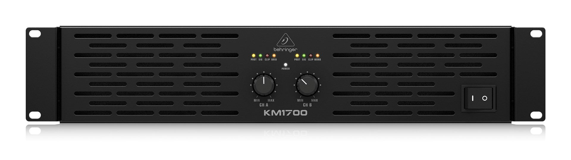 Behringer KM1700 Power Amplifier - 2x800W 4 Ohms - Black