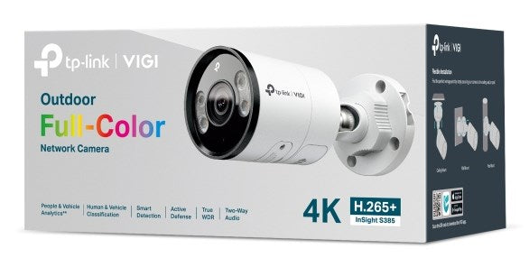 TP-Link INSIGHT S385 Bullet IP security camera Outdoor 3840 x 2160 pixels Wall