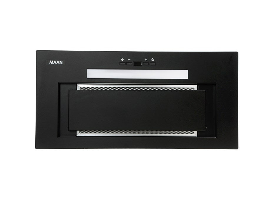 Built-in under-cabinet kitchen hood  MAAN Ares M 60 soft touch 570 m3/h  Black