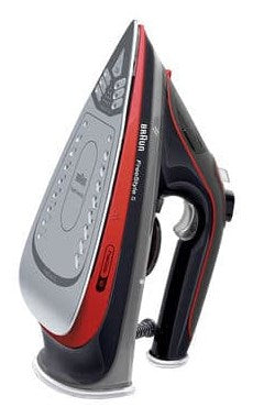 Braun TexStyle 5 Steam Iron Ceramic Soleplate 2700 W Black, Red | Model 0127406020