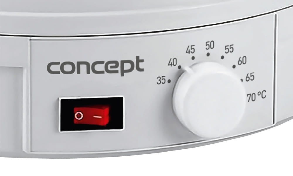 CONCEPT Dehydrator 245 W for Mushrooms, Vegetables, and Fruits SO1020