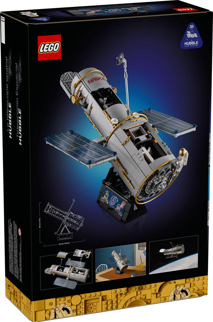 LEGO ICONS Hubble Space Telescope Building Set 1252 Elements Ages 18+ Model 11382