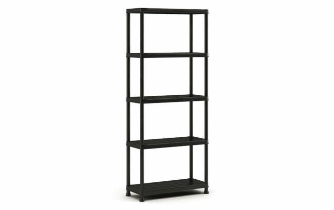 KETER Plastic Bookcase 5 Shelves 80 x 40 x 187 cm