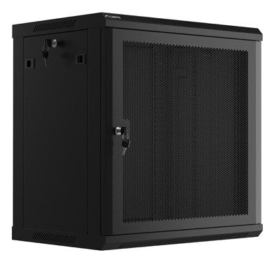 Lanberg Wall Mounted Rack 12U Black Steel 665x630x240mm WF01-6412-23B