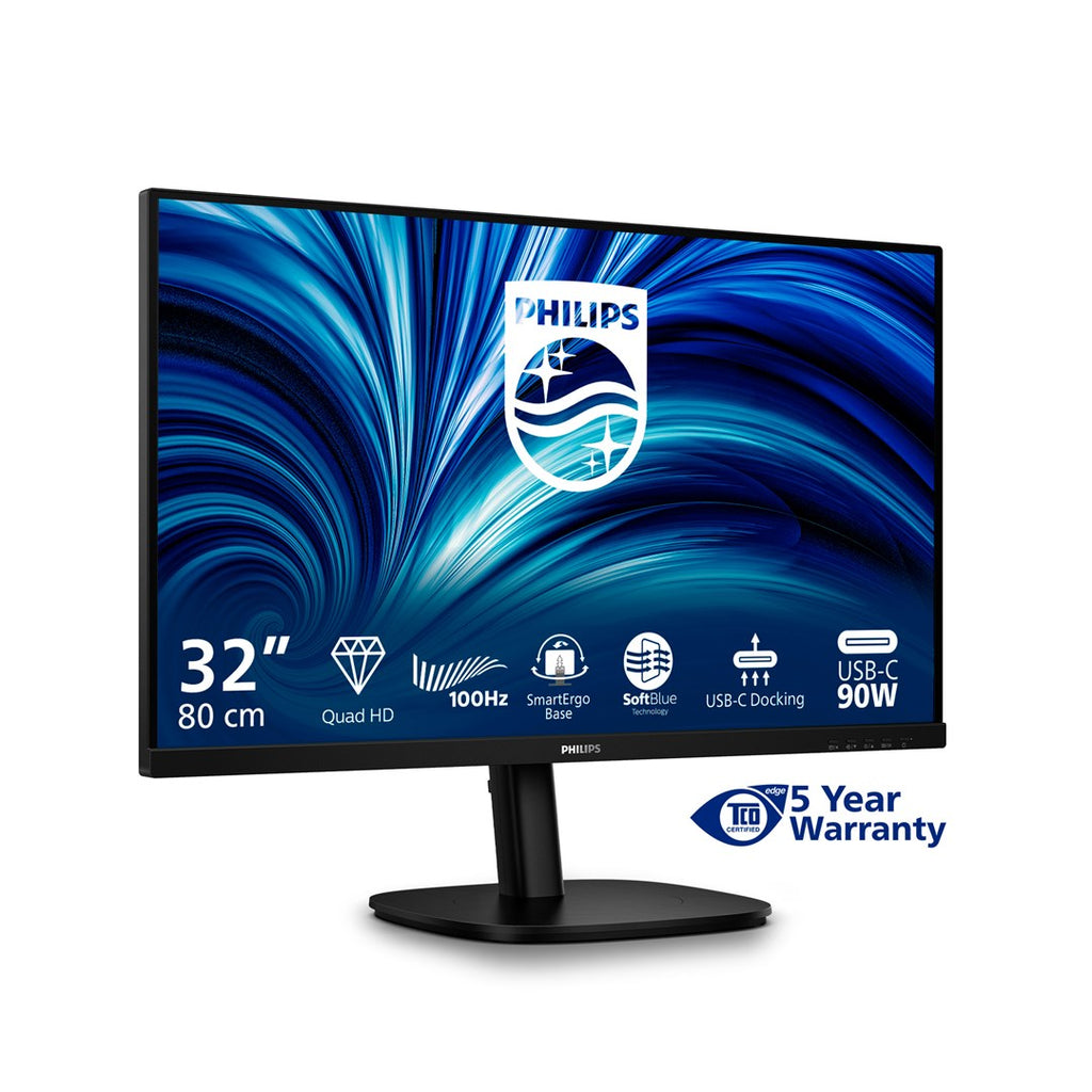 Philips 32B2U3601/00 Monitor 31.5" Quad HD LCD Black 2560 x 1440 pixels Business