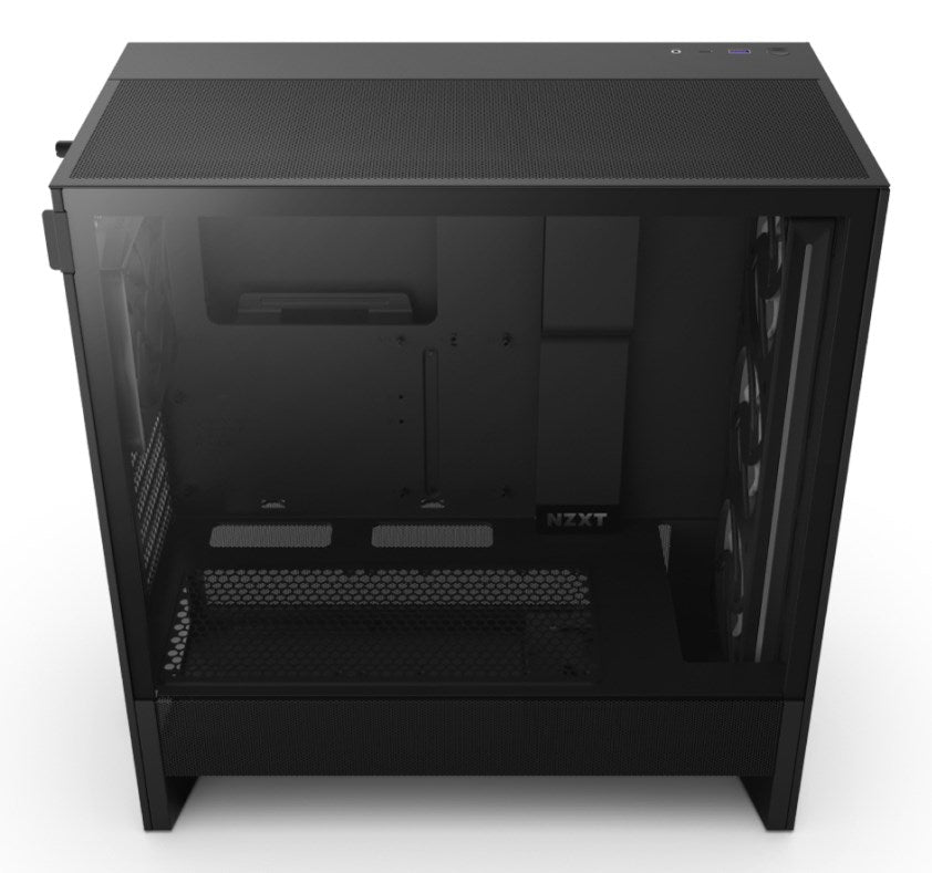 NZXT H5 Flow RGB Midi Tower Case Black - CC-H5F-B1