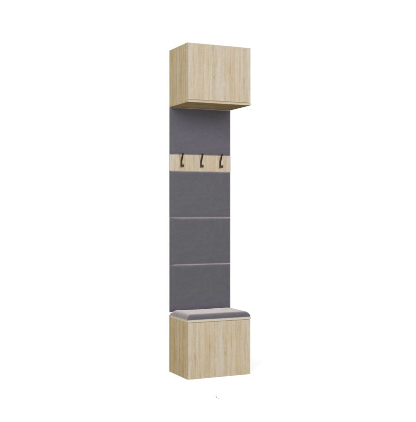 HAGA 1SZ Coat Rack – Sonoma Oak