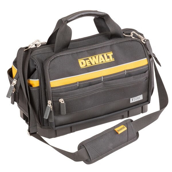 DeWALT Soft Tstak Zipper Bag 250 mm x 450 mm x 300 mm Black Yellow DWST82991-1