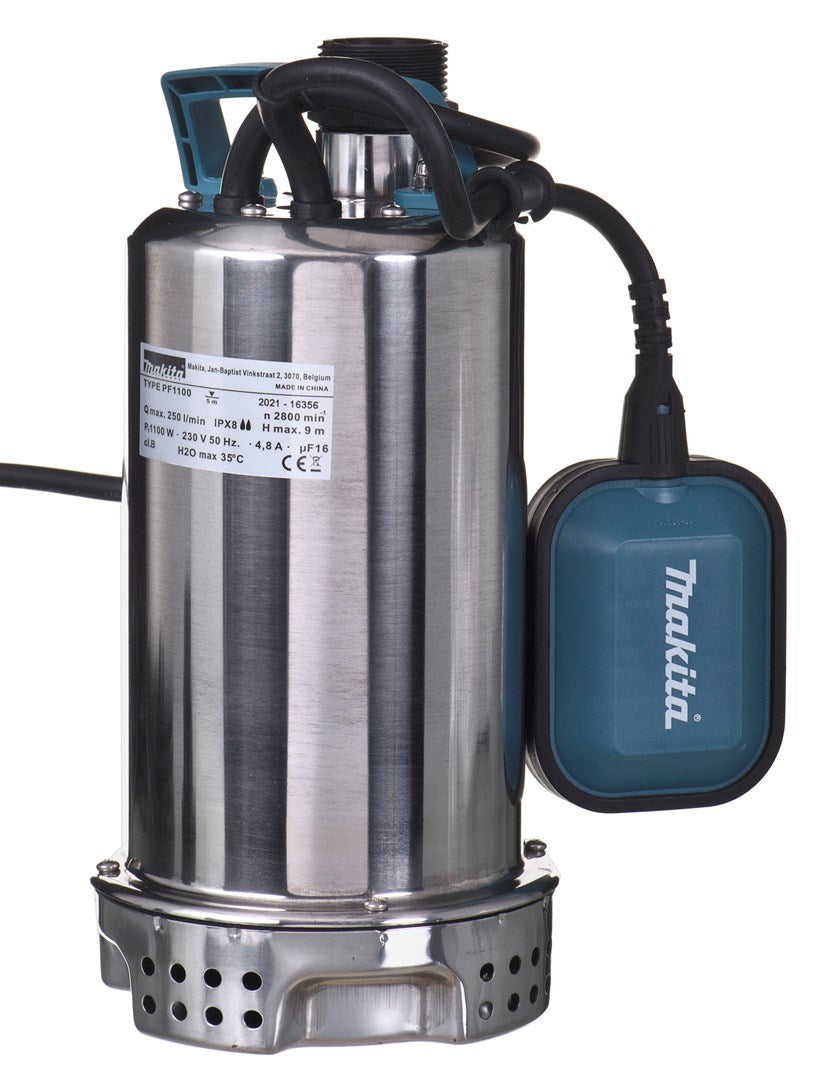 Makita PF1100 Submersible Pump for Fresh Water