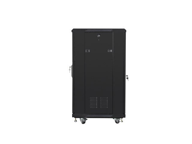 Lanberg Freestanding Rack FF01-6622-12B - 22U, 1159 mm Height, 600 mm Width, 600 mm Depth, Black
