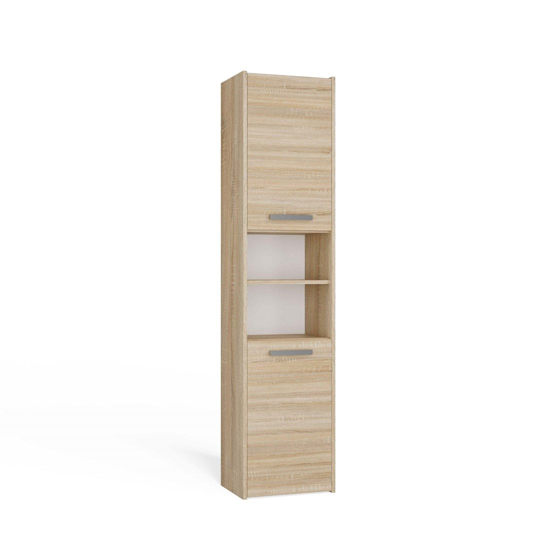 Topeshop S40 SONOMA Bathroom Storage Cabinet Sonoma Oak 40x30x170 cm