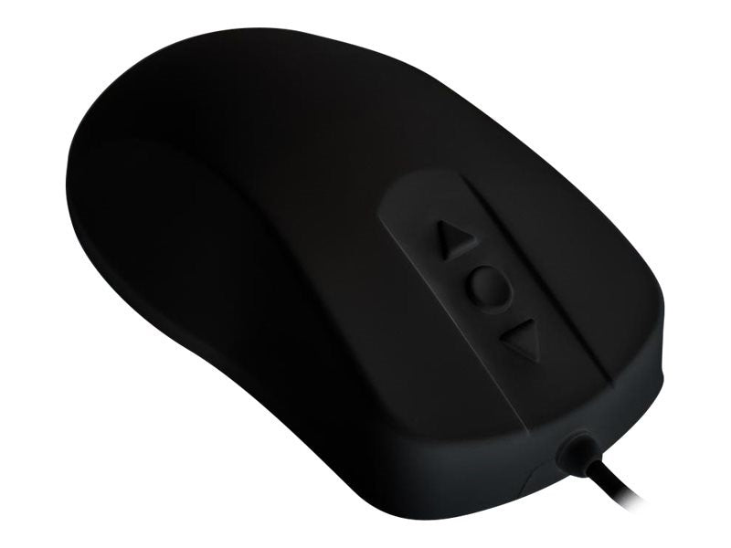 CHERRY Mouse AK-PMH12 black USB DE,wischdesinfizierbar,kabelgebunden (AK-PMH12OB-US-B)