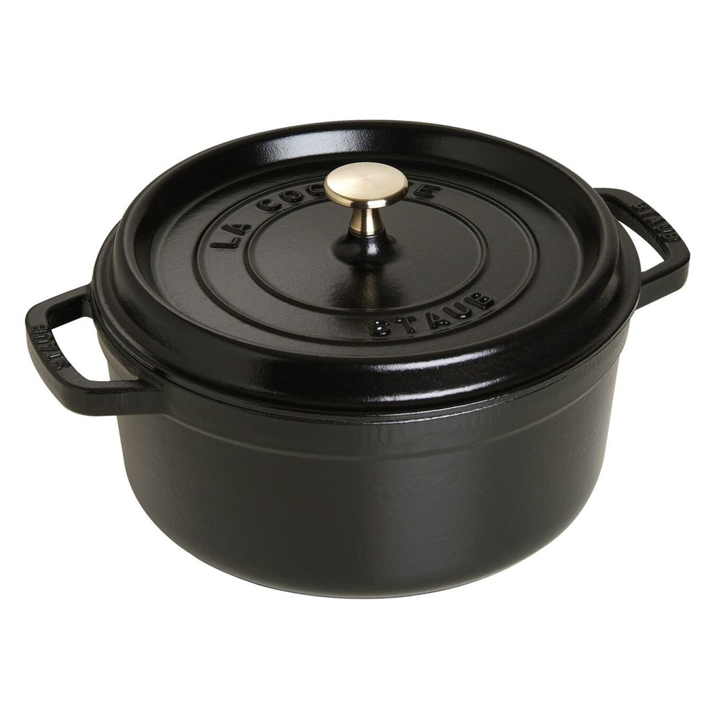 Staub Cocotte - Single pan - black - Eisenguss - 3,8 l - 24 cm - 4,8 kg (40500-241-0)