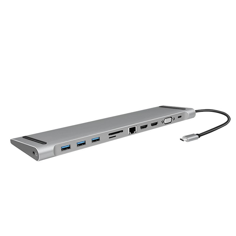 LogiLink UA0373 Notebook Docking Station - USB 3.2 Gen 1 Type-C - Aluminum