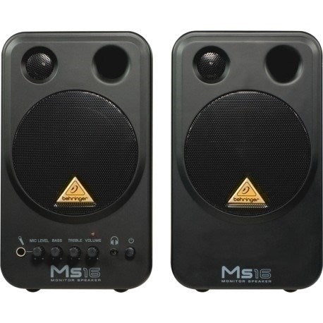 Behringer MS16 Loudspeaker 2-Way Black 16W